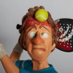 Guillermo Forchino Padel Oyuncusu Heykeli – Tam Boy Figür