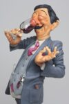 guillermo forchino the wine taster figürü ön cepheden görünüm