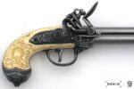 Çakmaklı Tabanca Replika – 1680 İtalya 3 Namlulu Model