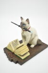 Veronese Design Sihirbaz Kedi Heykeli – 16 cm Dekor