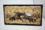 Hıttin Savaşı Rölyefi 42cm Tarihi Atlı Savaş Sahnesi