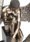 Kanatlı Melek Heykeli Büyük Boy 61 cm Bronz Efektli