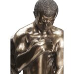 Kanatlı Melek Heykeli Büyük Boy 61 cm Bronz Efektli