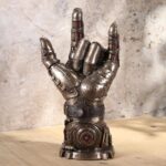 Veronese Design Steampunk Aşk Eldiveni 24 cm Dekor