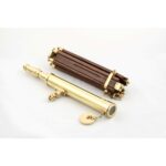 Pirinç Ayaklı Teleskop 155×95 cm Dekoratif Model
