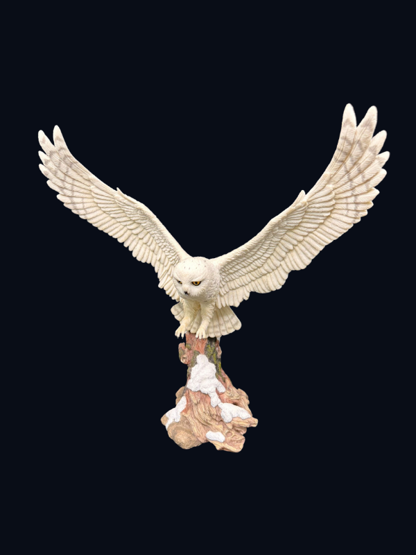 veronese baykuş, beyaz baykuş heykeli, dekoratif kuş biblo, baykuş figür, ev dekorasyonu, ofis süsü, koleksiyon biblo, mistik dekor, doğa temalı heykel, kanatlı heykel, veronese kuş, hediye biblo, ağaç üstü baykuş, detaylı hayvan figürü, aydınartshop